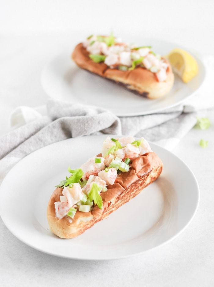 new england style shrimp rolls