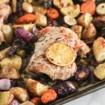 sheet pan lemon chicken meal prep