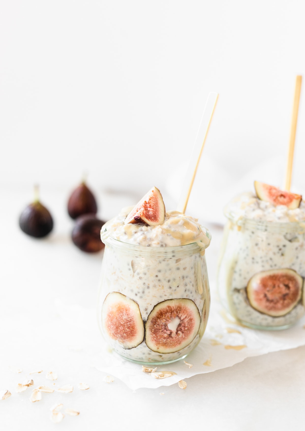 Maple Tahini Fig Overnight Oats Lively Table