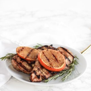 easy rosemary orange grilled chicken