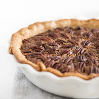chocolate bourbon pecan pie recipe without corn syrup