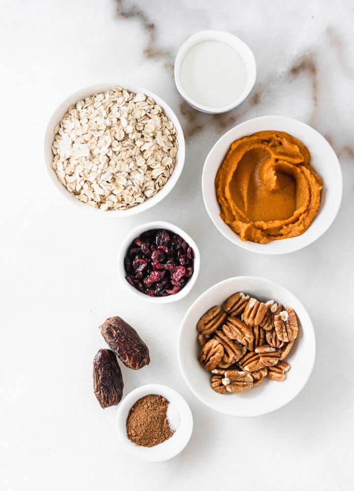 Healthy Pumpkin Balls with Pecans and Cranberries - Lively Table