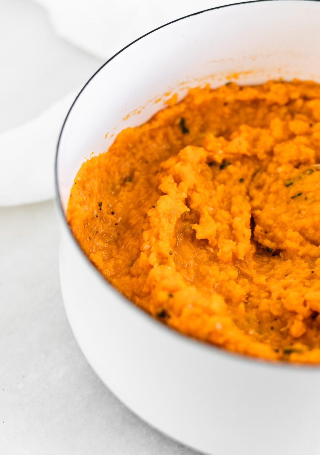 Brown Butter Sage Mashed Sweet Potatoes - Lively Table