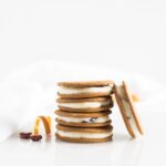 cranberry orange cream cheese gingersnap sandwich cookies