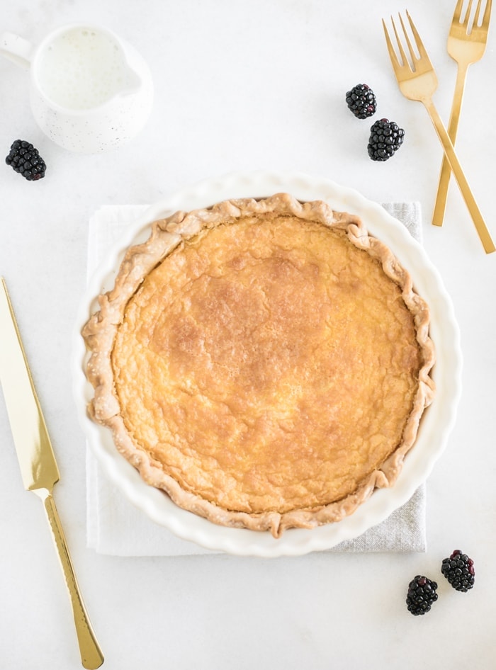 Easy Southern Buttermilk Pie Recipe