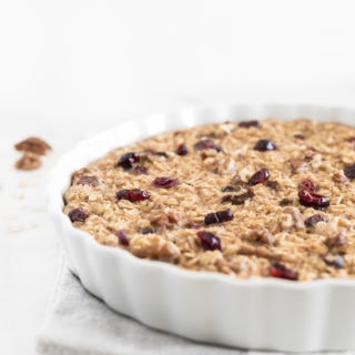 cranberry orange baked oatmeal