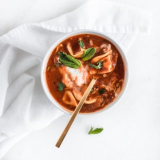 easy tortellini lasagna soup