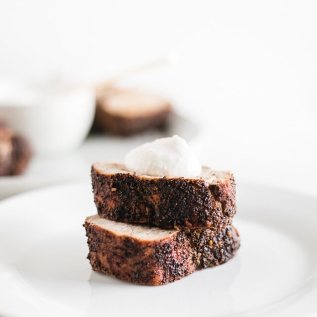 Coffee Rubbed Pork Tenderloin with Horseradish Cream Sauce Lively Table