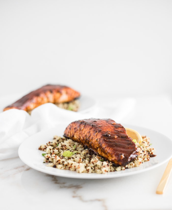 harissa glazed salmon