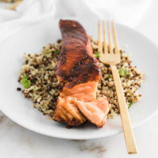 harissa glazed salmon
