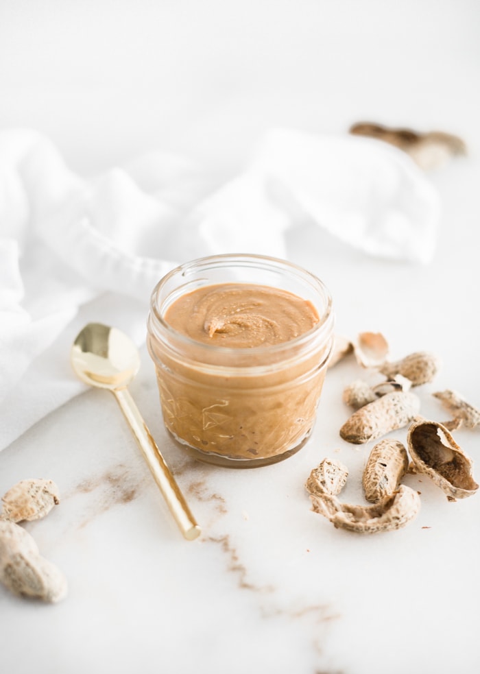 homemade 1 ingredient peanut butter