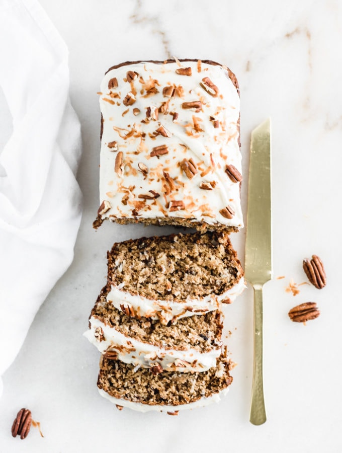 healthy hummingbird cake banana bread
