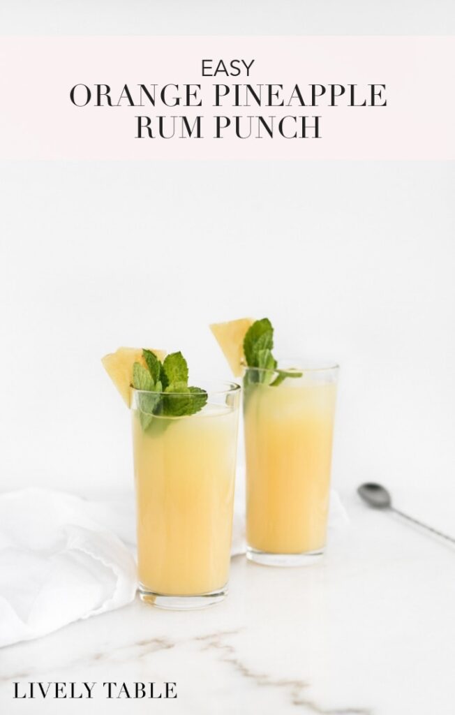 Fuel your fun this summer with a refreshing orange pineapple rum punch made with just a few simple ingredients. It's easy to make with @floridaoj and delicious to sip on the beach, by the pool, or in your backyard! Includes alcohol-free option. (AD) #nationalOJday #amazinginside #floridaorangejuice #cocktails #rumpunch #pineapple #summercocktail #cocktailrecipes