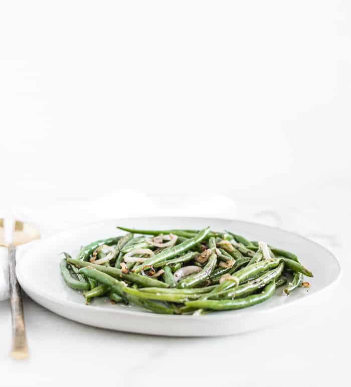 simple sauteed green beans