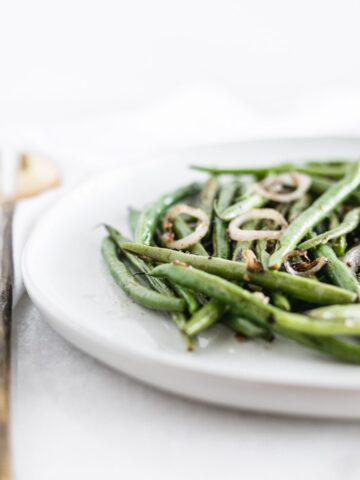 simple sauteed green beans