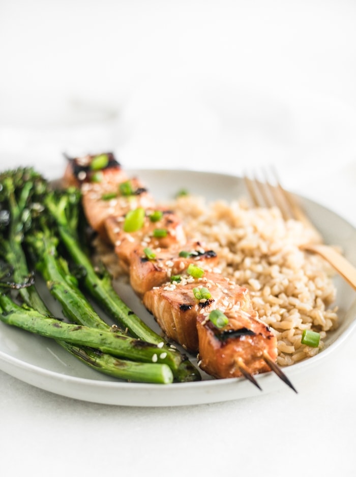 asian grilled salmon kabobs