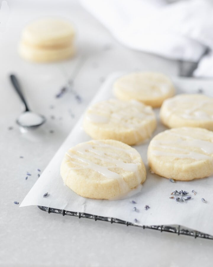 Lavender Shortbread Cookies Lively Table