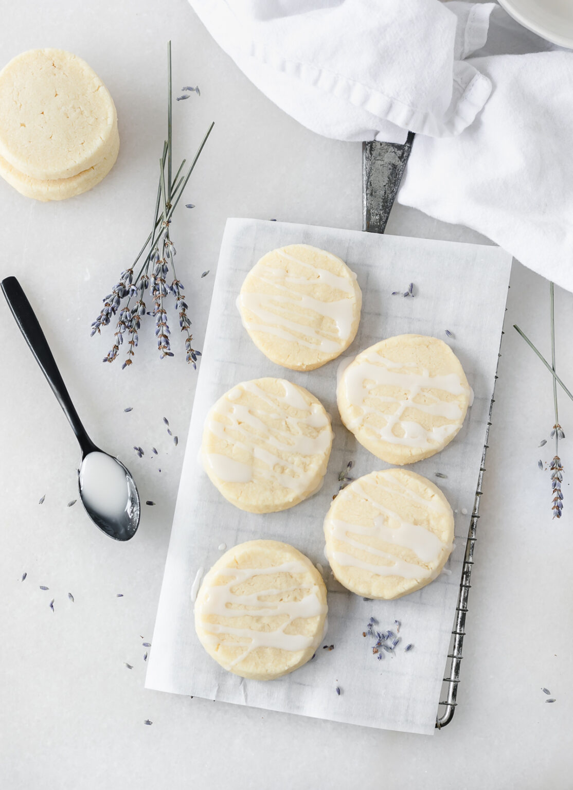 Lavender Shortbread Cookies Lively Table