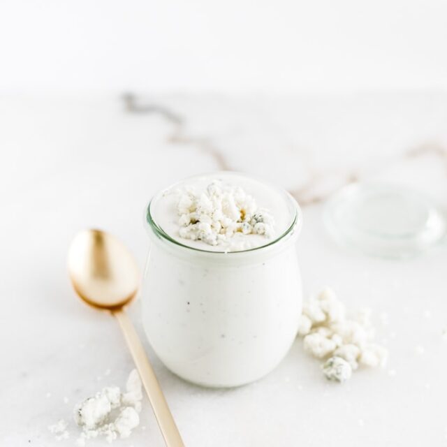 Homemade Greek Yogurt Blue Cheese Dressing Recipe