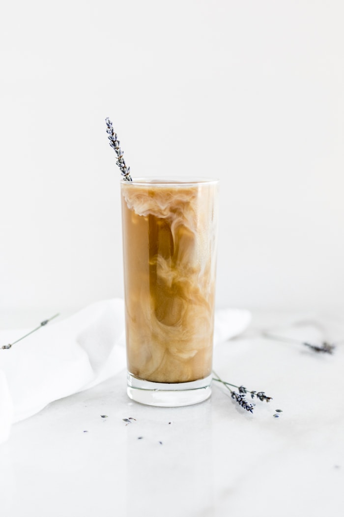 Homemade Sweet Cream Cold Brew - Lychee & Lavender