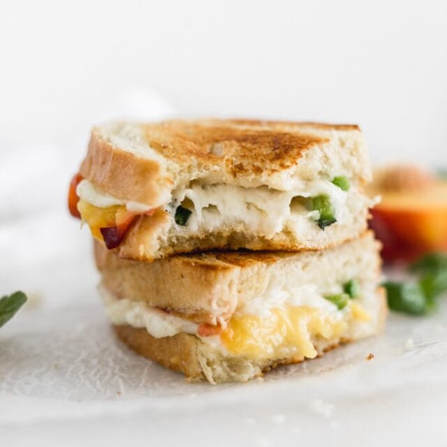 Nectarine Jalapeño Grilled Cheese Lively Table