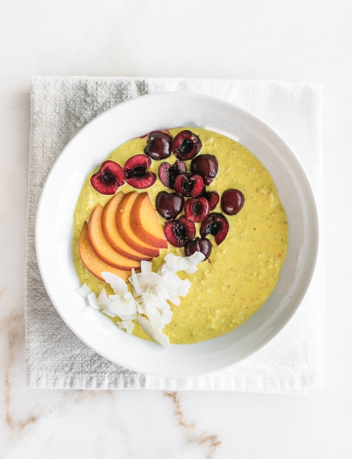 coconut turmeric overnight oats