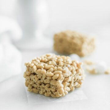 Brown Butter Bourbon Rice Krispie Treats (Rice Whiskey Treats) - Lively ...