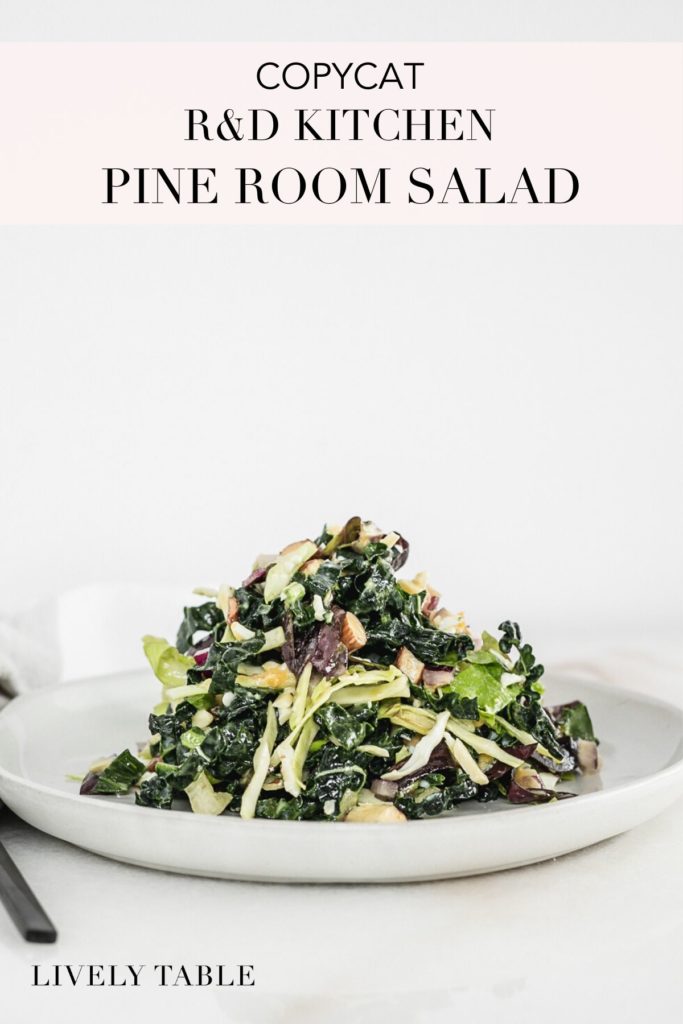 pinterest image for copycat pine room salad.