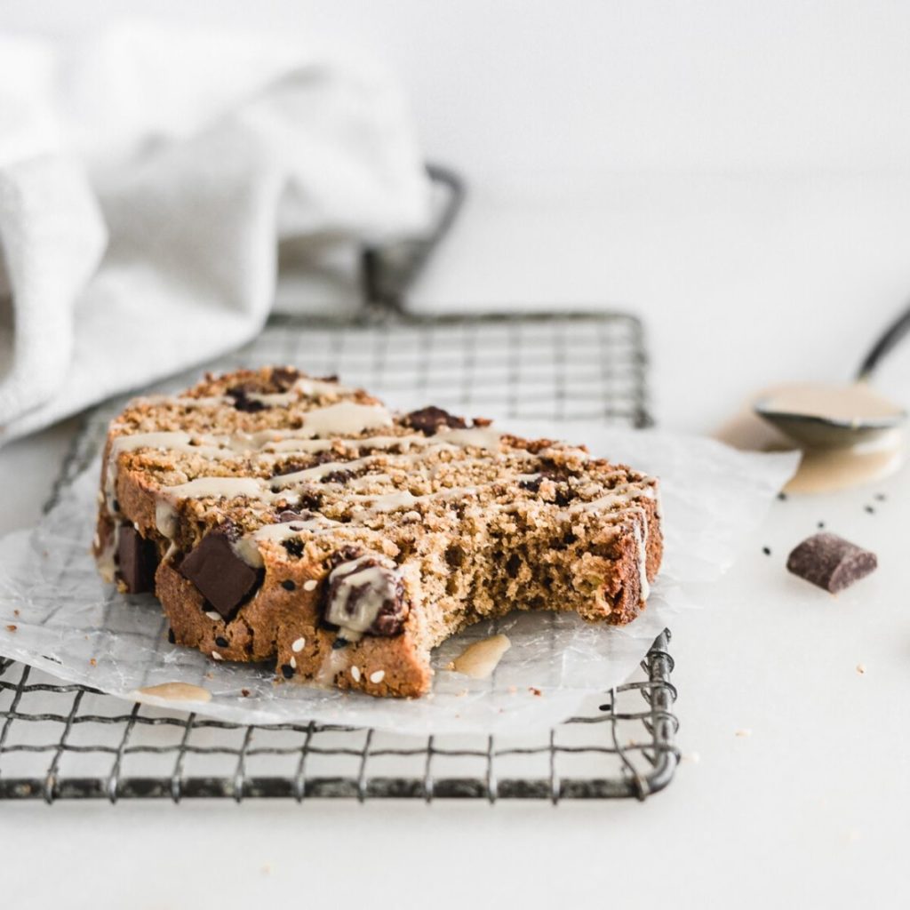One Bowl Tahini Chocolate Chip Banana Bread Lively Table