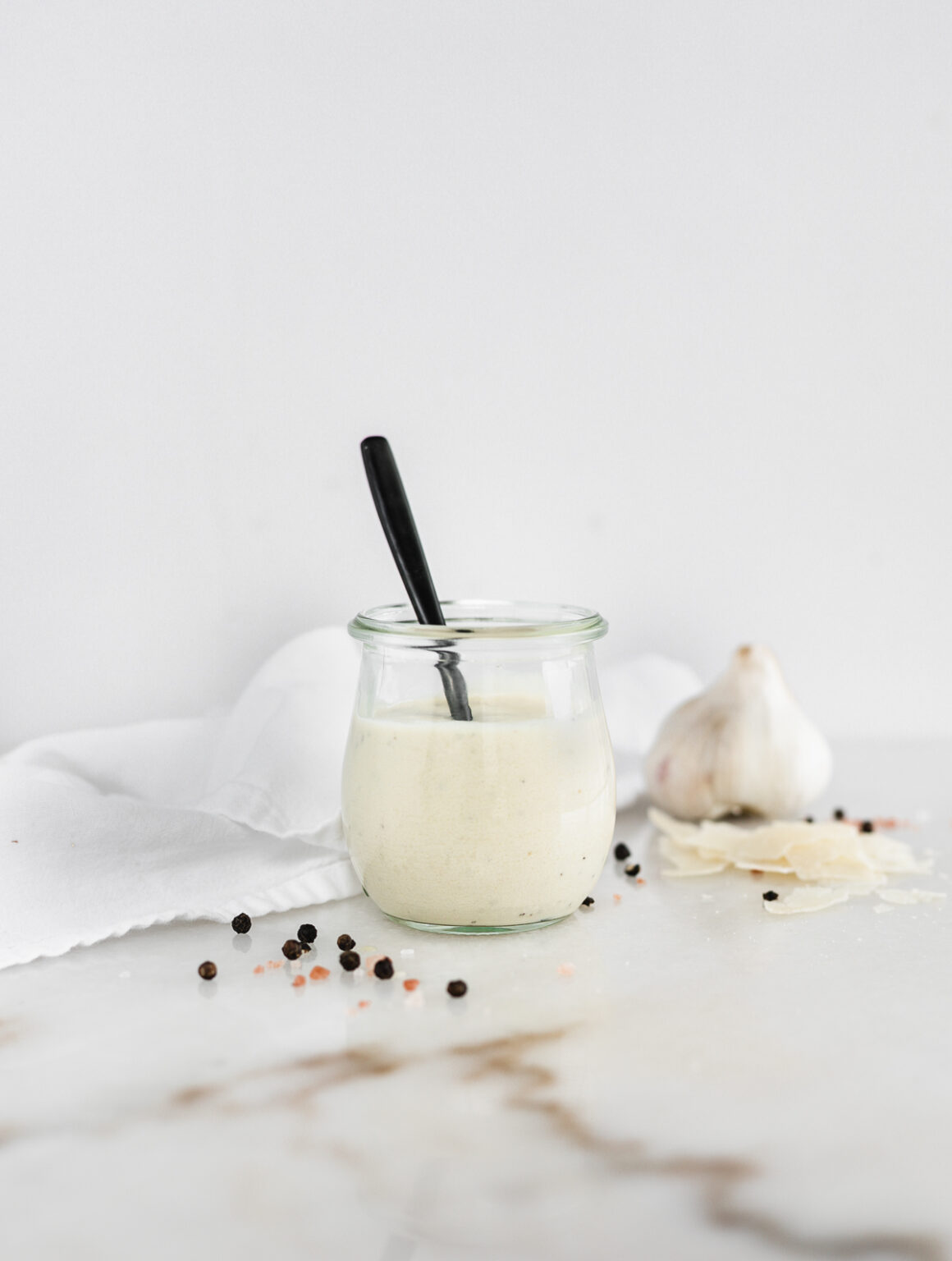 Healthy Greek Yogurt Caesar Dressing - Lively Table