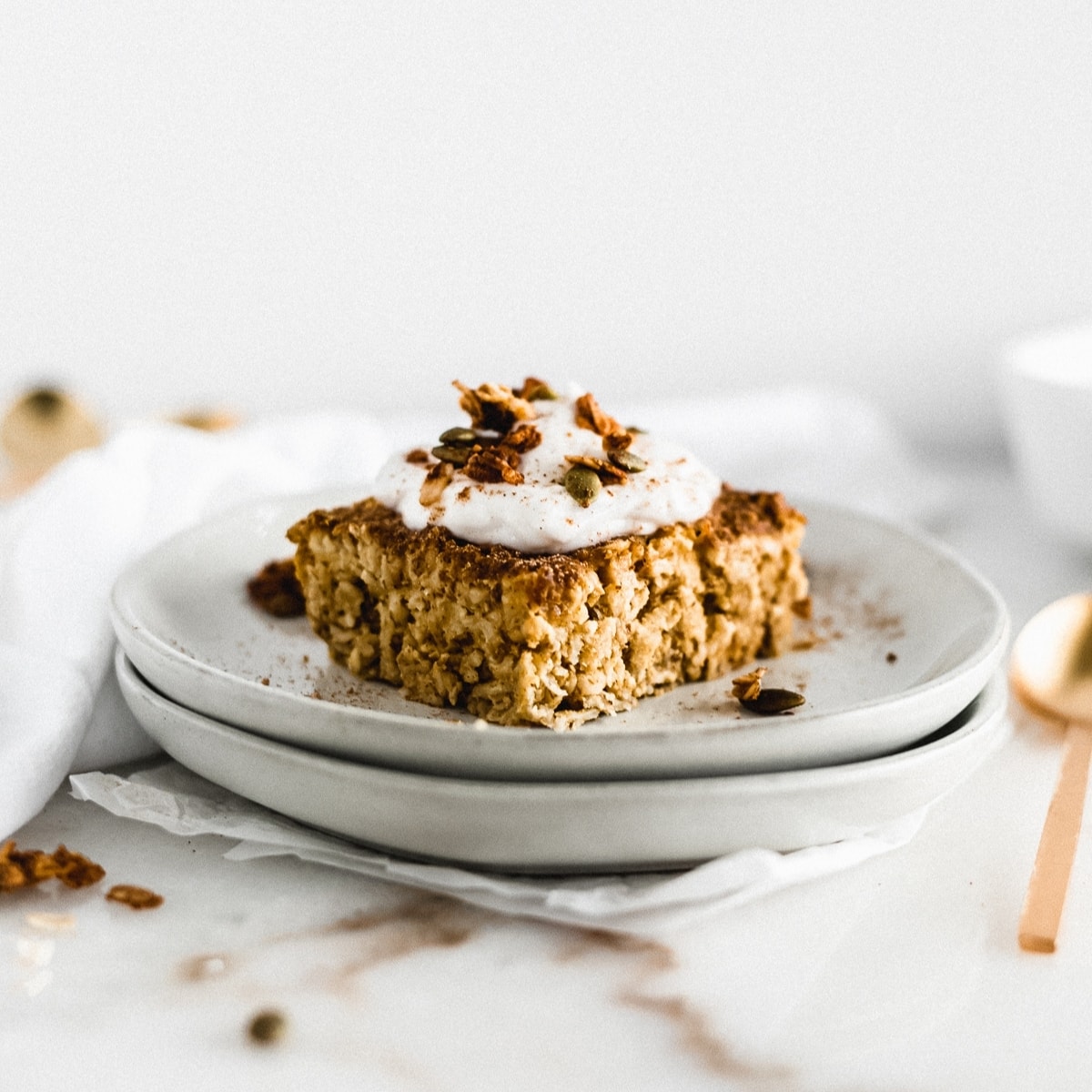 Healthy Chai Pumpkin Baked Oatmeal Lively Table