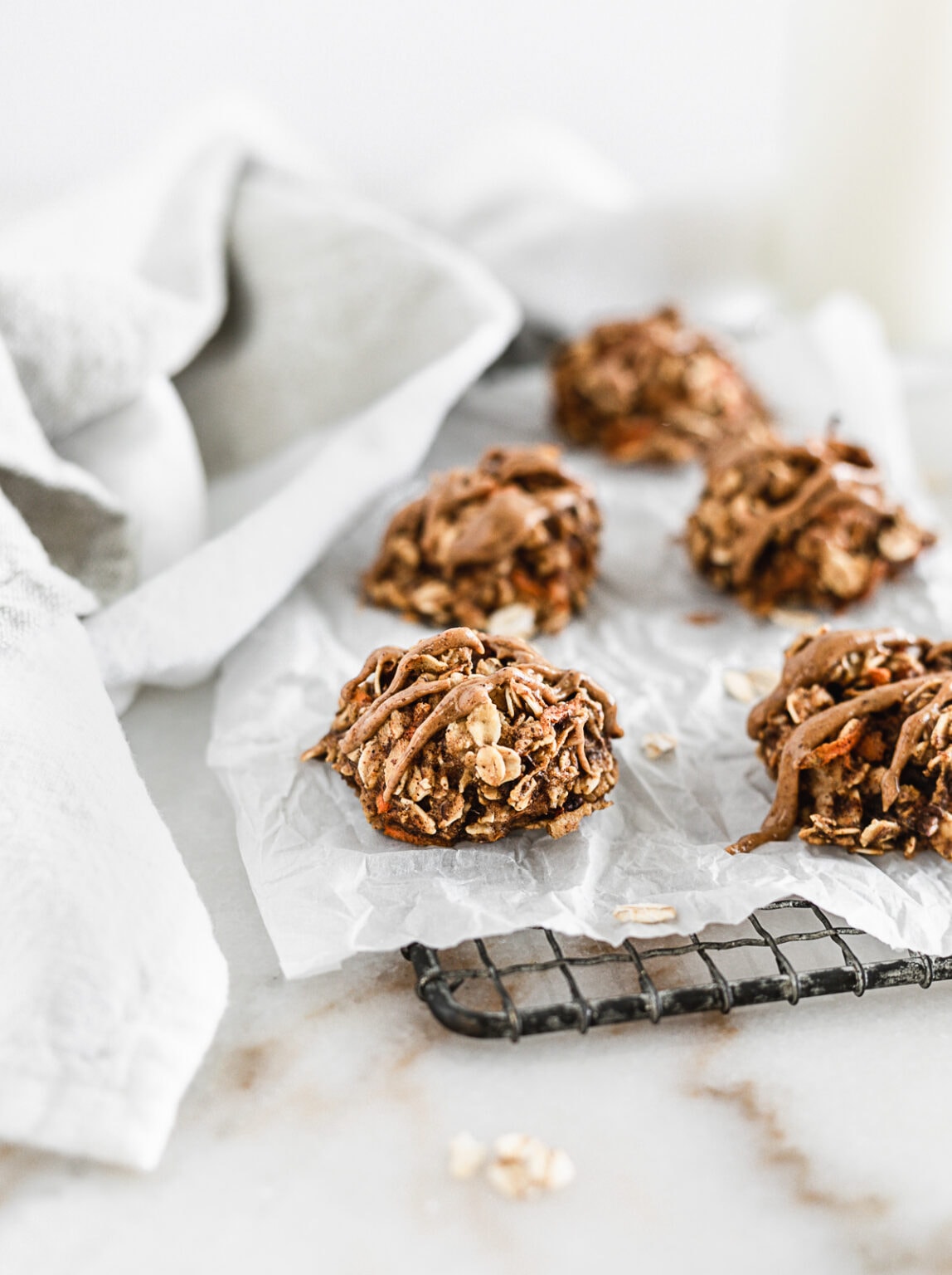 Carrot Apple Oatmeal Breakfast Cookies Lively Table