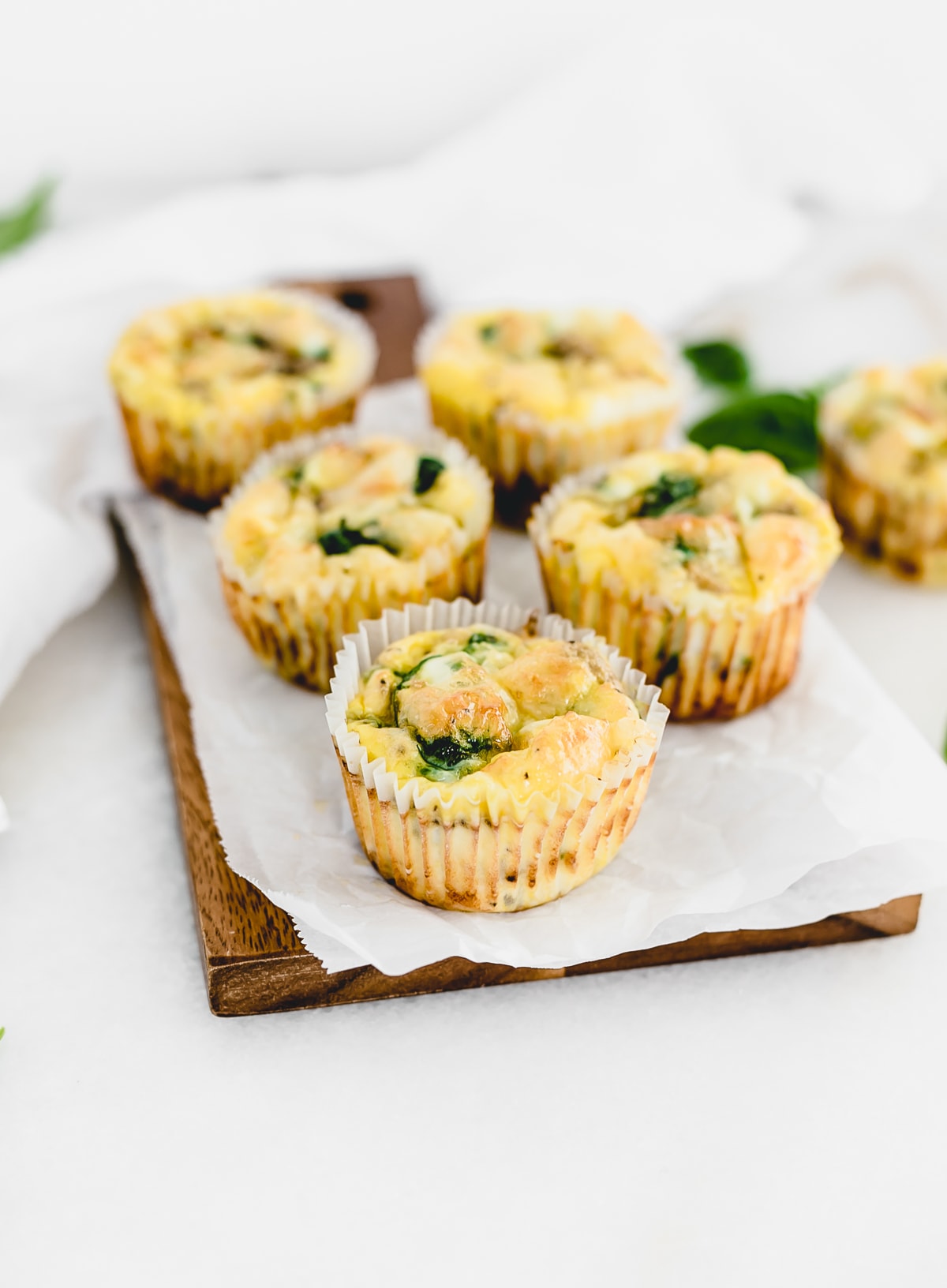 Easy Mushroom Spinach Egg Muffins - Lively Table