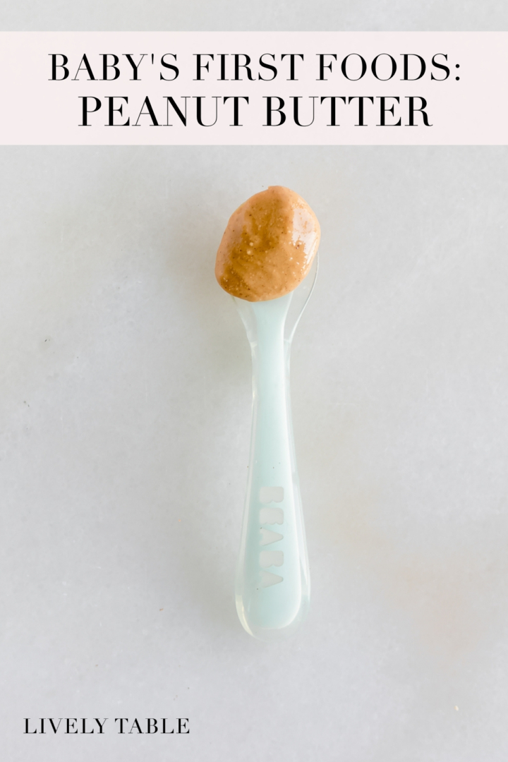 Baby's First Foods Peanut Butter Lively Table