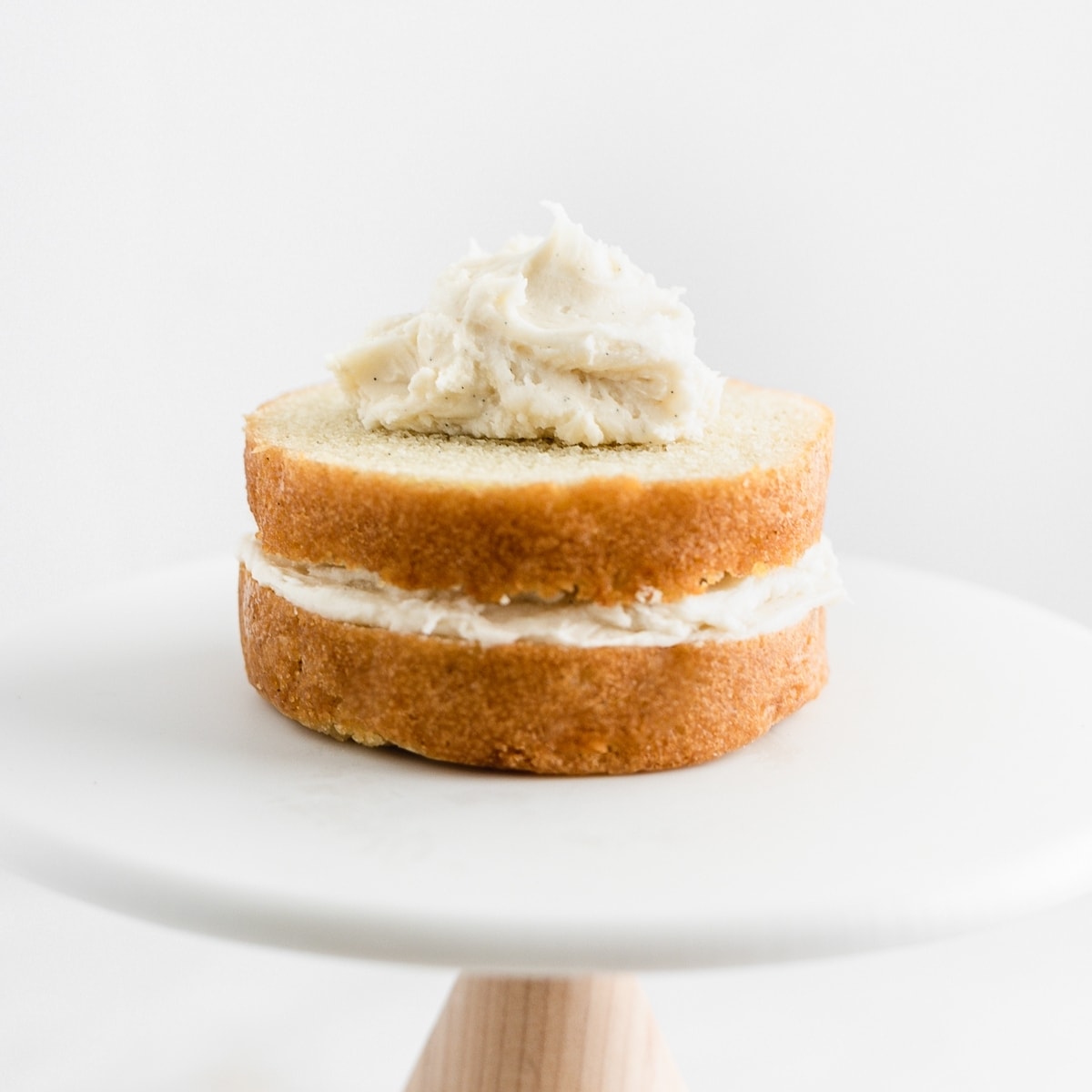 Easy White Cake with Vanilla Buttercream Frosting - Plum Street Collective