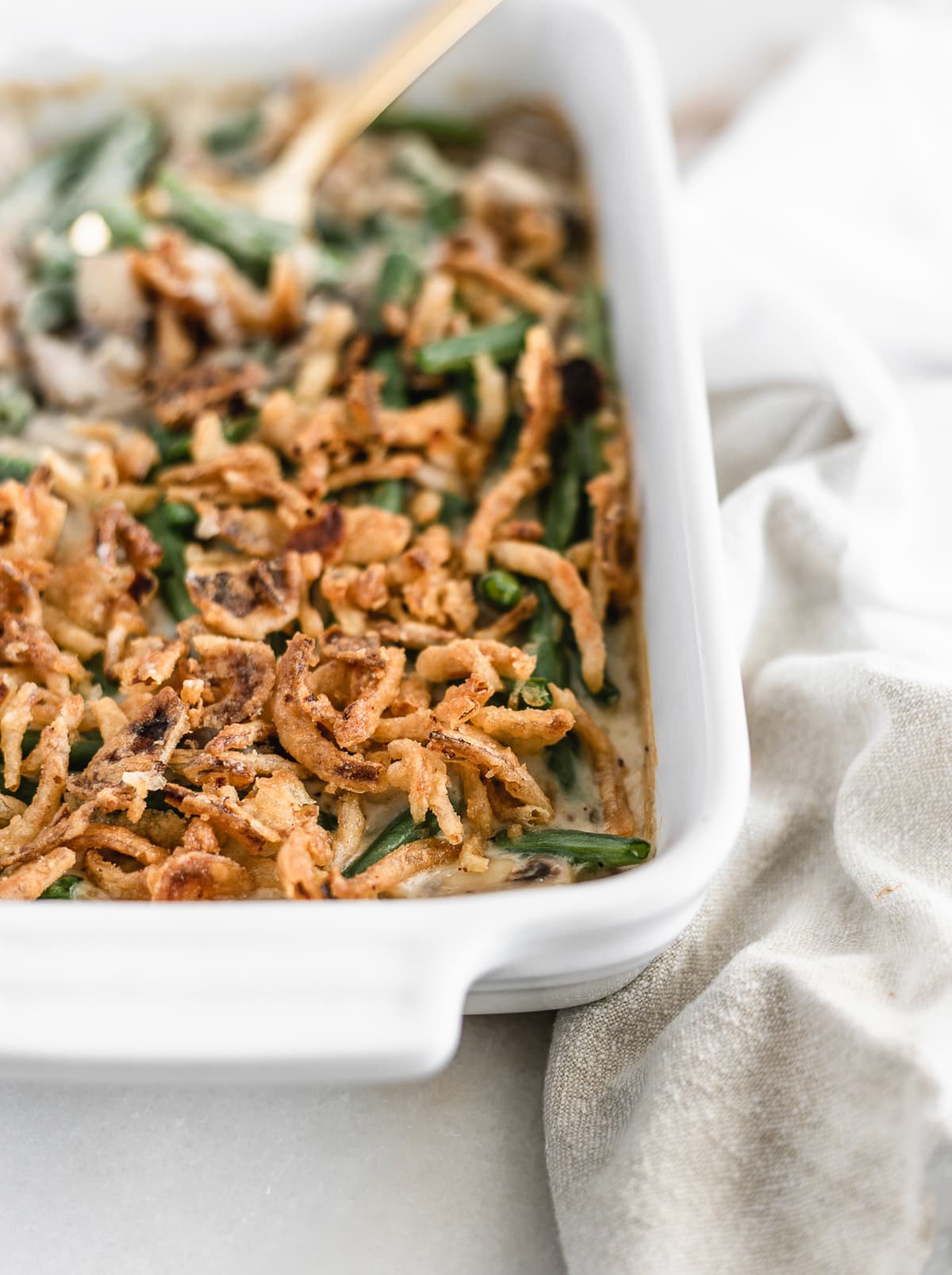 Healthy Green Bean Casserole From Scratch - Lively Table