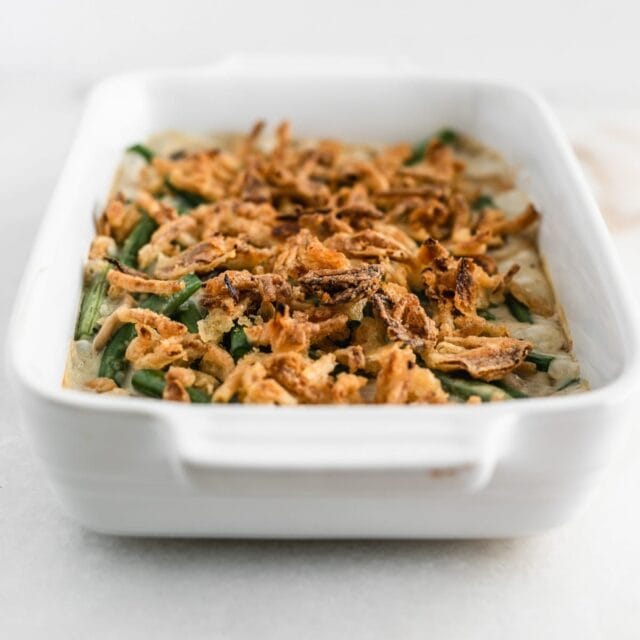 Healthy Green Bean Casserole From Scratch - Lively Table