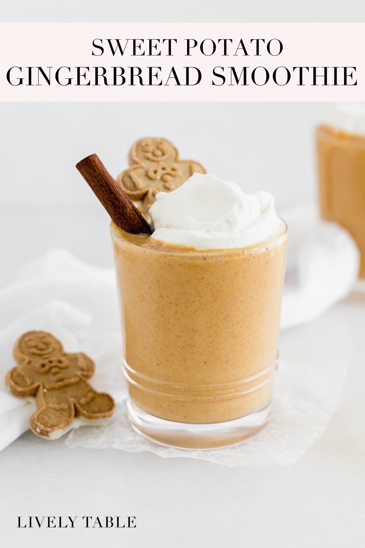 Gingerbread Sweet Potato Smoothie - Lively Table