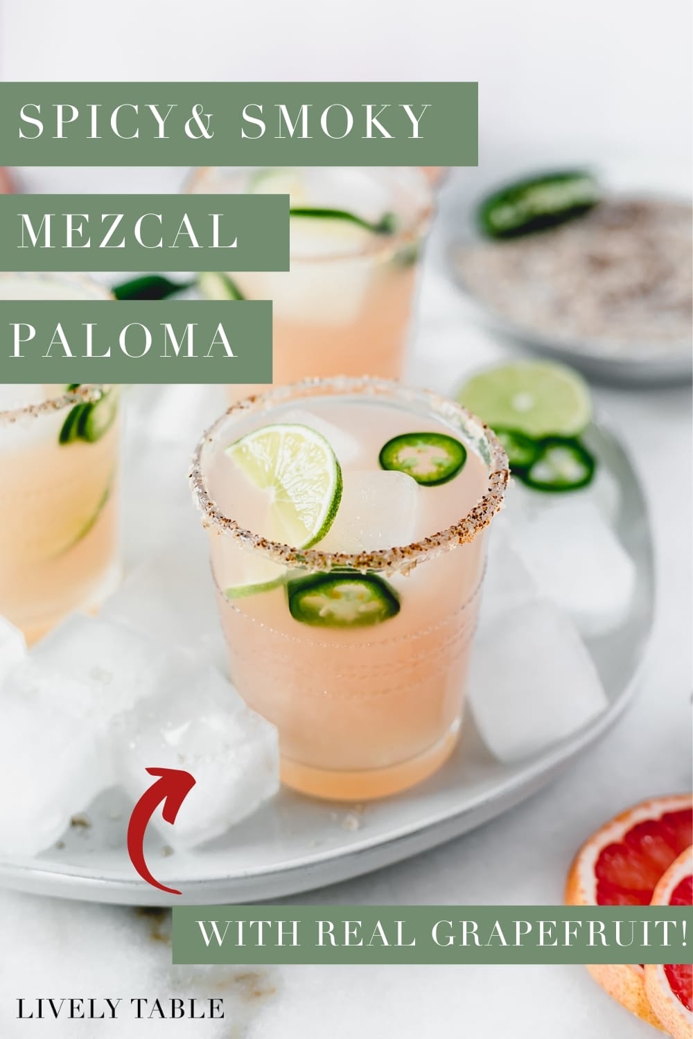 Smoky Mezcal Paloma - Lively Table