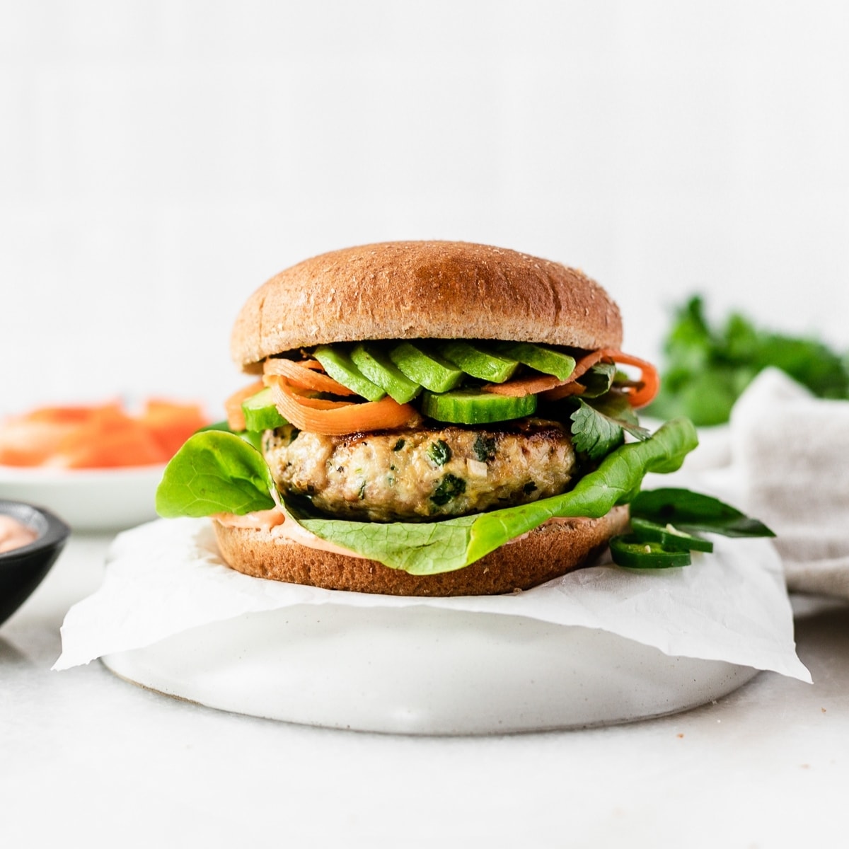 Healthy Thai Burgers - Lively Table