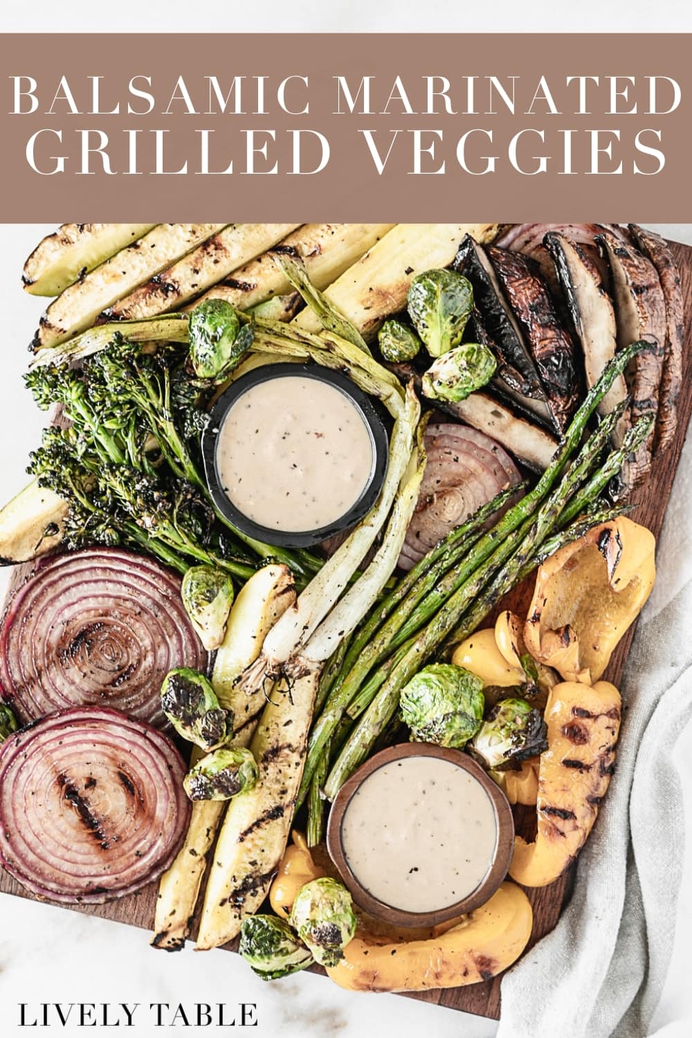 Balsamic Marinated Grilled Vegetables Lively Table