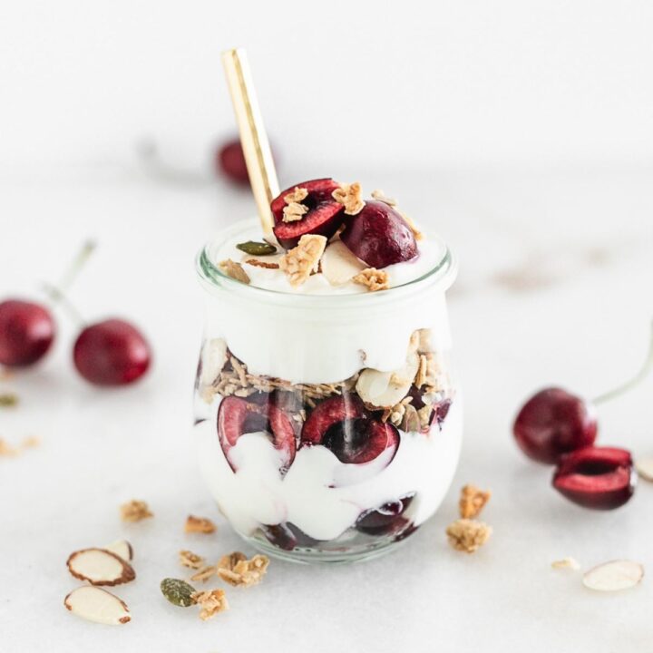 Cherry Almond Parfait - Lively Table