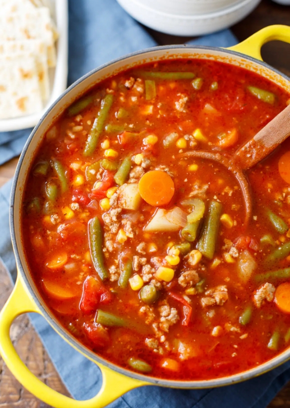 Ground Turkey Vegetable Soup