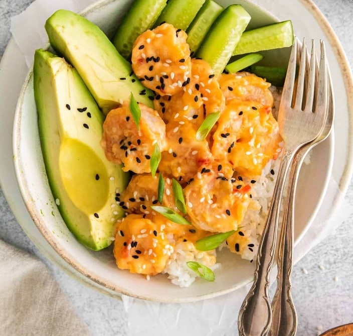 Bang Bang Shrimp Bowls