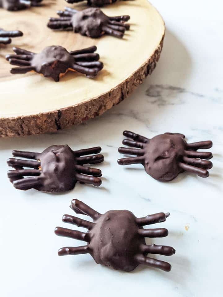 Chocolate Peanut Butter Spiders