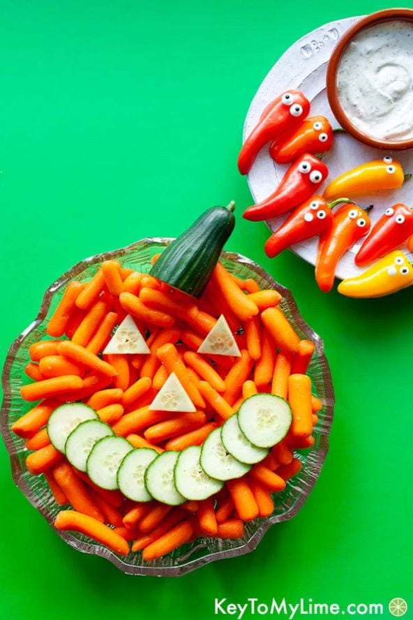 Halloween Veggie Tray