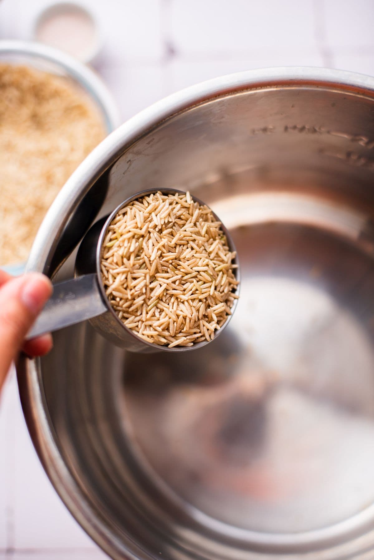 Instant pot brown rice step 2