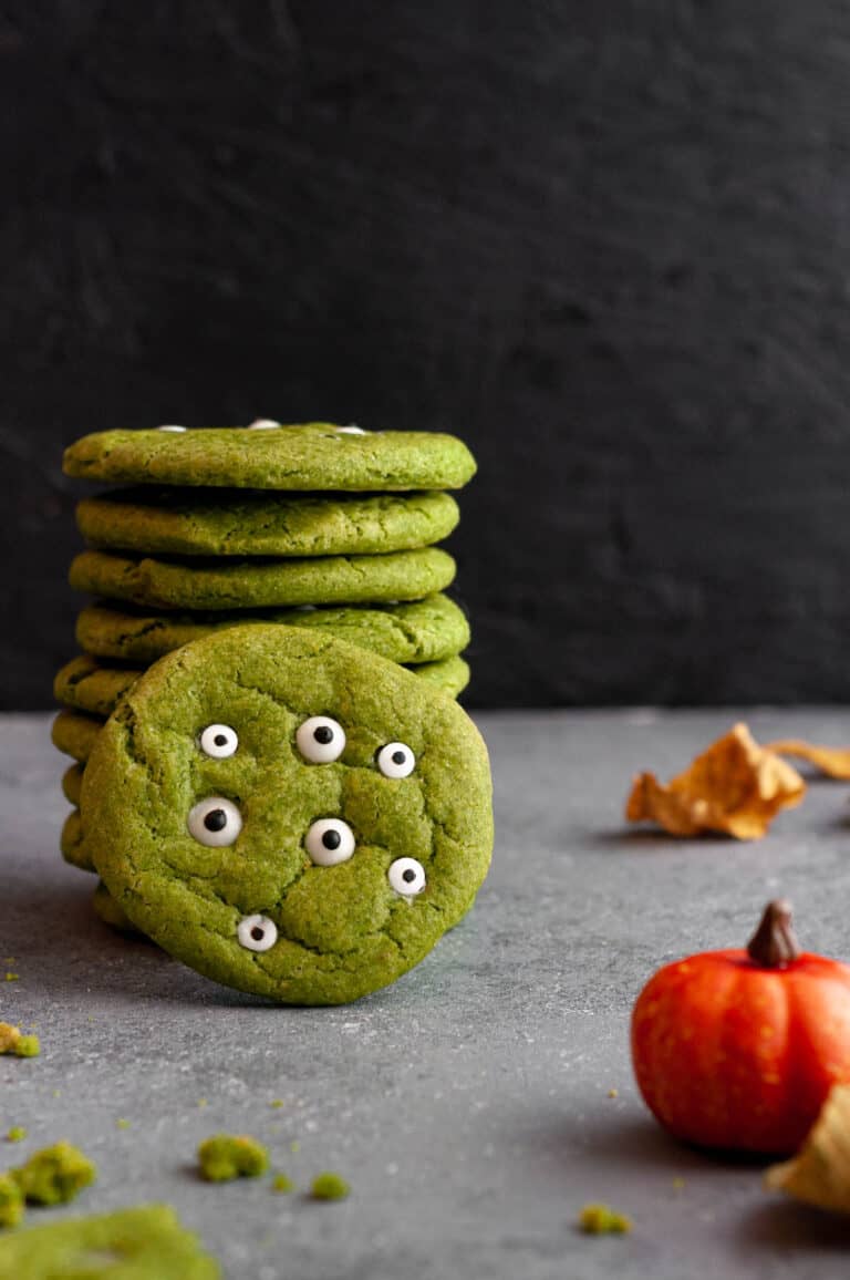 Matcha Monster Cookies