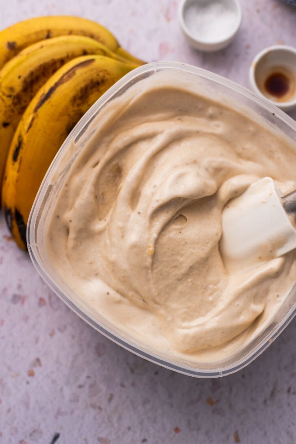 Banana Ice Cream with Coconut Milk