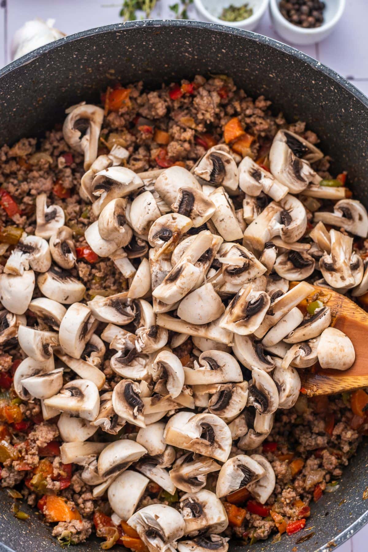 Ground beef casserole step 12